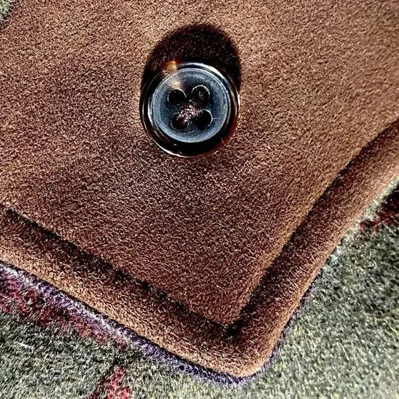 Ralph Lauren Fall ‘20 Collection Cashmere Blend Olive Multi Plaid Preston Jacket - Picture 6 of 16